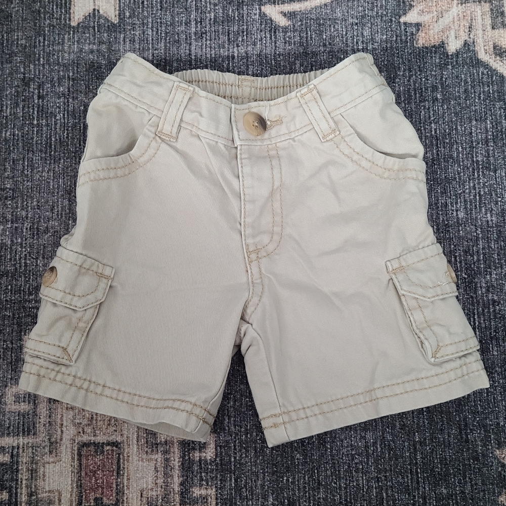 Khaki Cargo Shorts